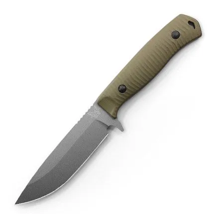 Benchmade 539GY Anonimus 5" Tungsten Gray Blade Green G10 Handle Knife - Benchmade