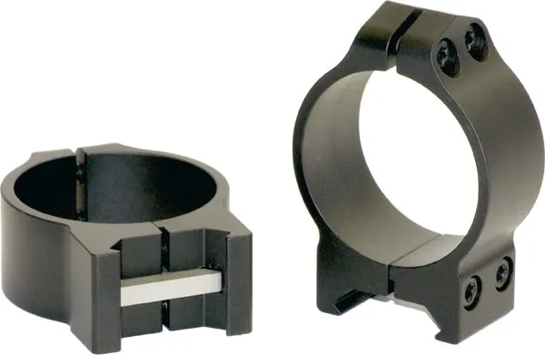 Warne 220M Maxima Steel Rings 34mm Low Matte for Weaver/Picatinny Rails - Warne