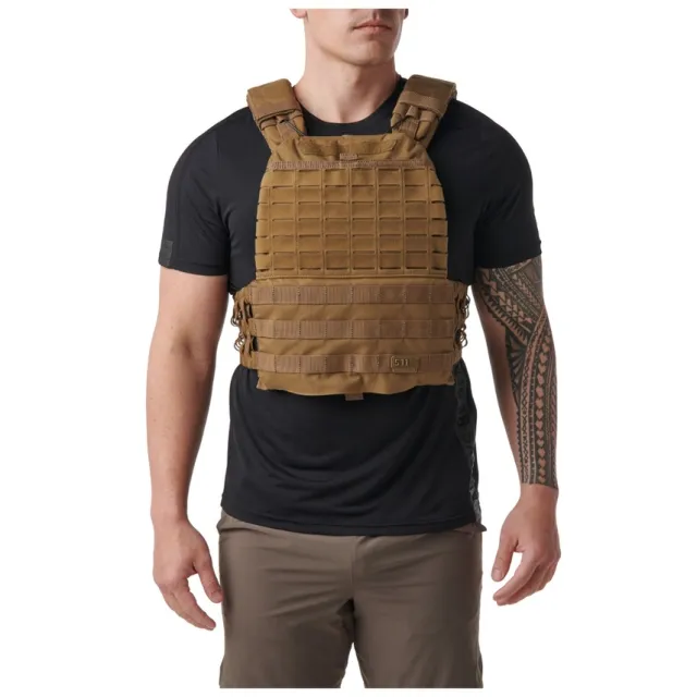 5.11 Tactical Tactec Plate Carrier Adjustable MOLLE Black