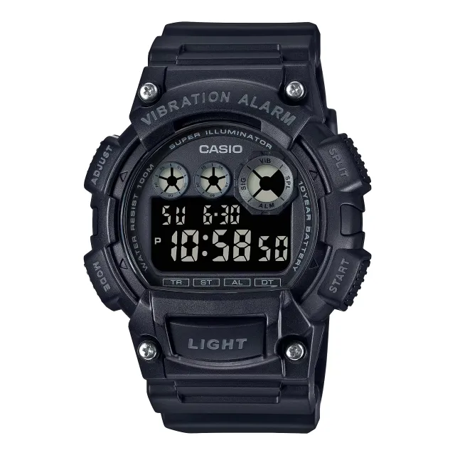 Casio Classic Digital Watch Vibration Alarm Super Bright Backlight