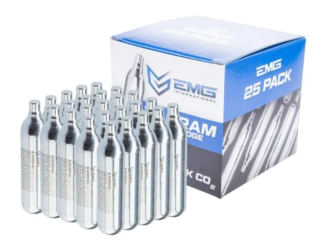 SOFTAIR EMG 13975 12 Gram CO2 Cartridges 25 Count - SOFTAIR