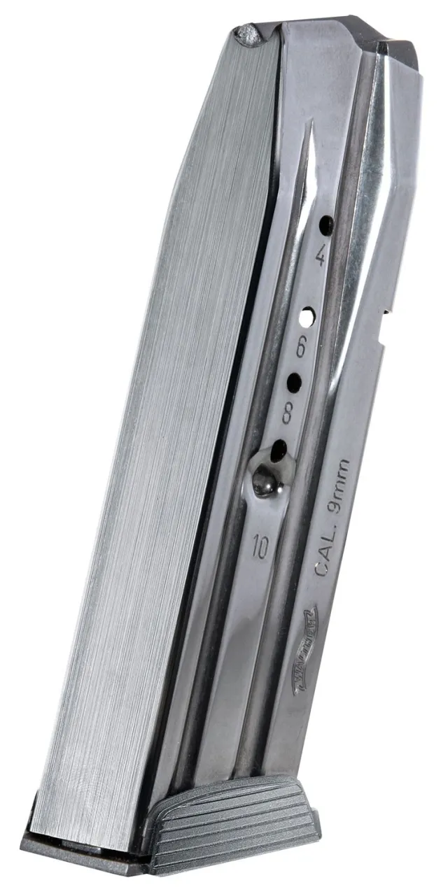 Walther Magazine 9mm 10 Rounds Black Finish Fits Creed 2815560