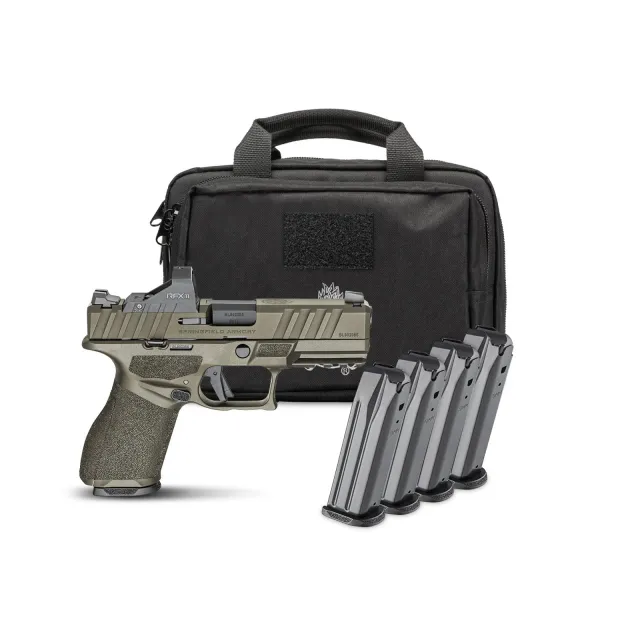 Springfield Armory USA Echelon 9mm Luger 15+1 4.000 Green Ultra High Impact Polymer - Springfield Armory USA - 9mm