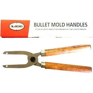 Lee Precision 90005 Commercial Mold Handles Steel with Wood Grip - Lee Precision