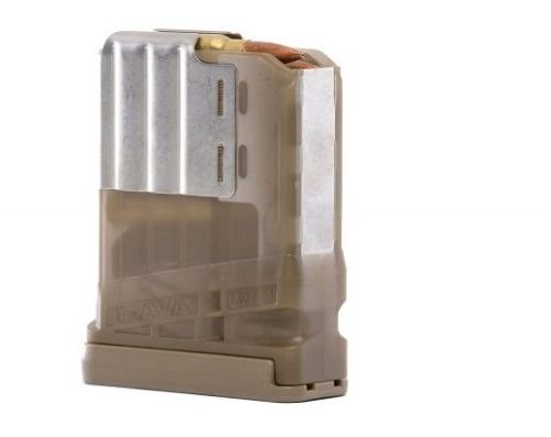 Lancer Systems L7AWM SR-25 G2 7.62x51 10rd Translucent FDE Magazine - Lancer Systems - 7.62x51