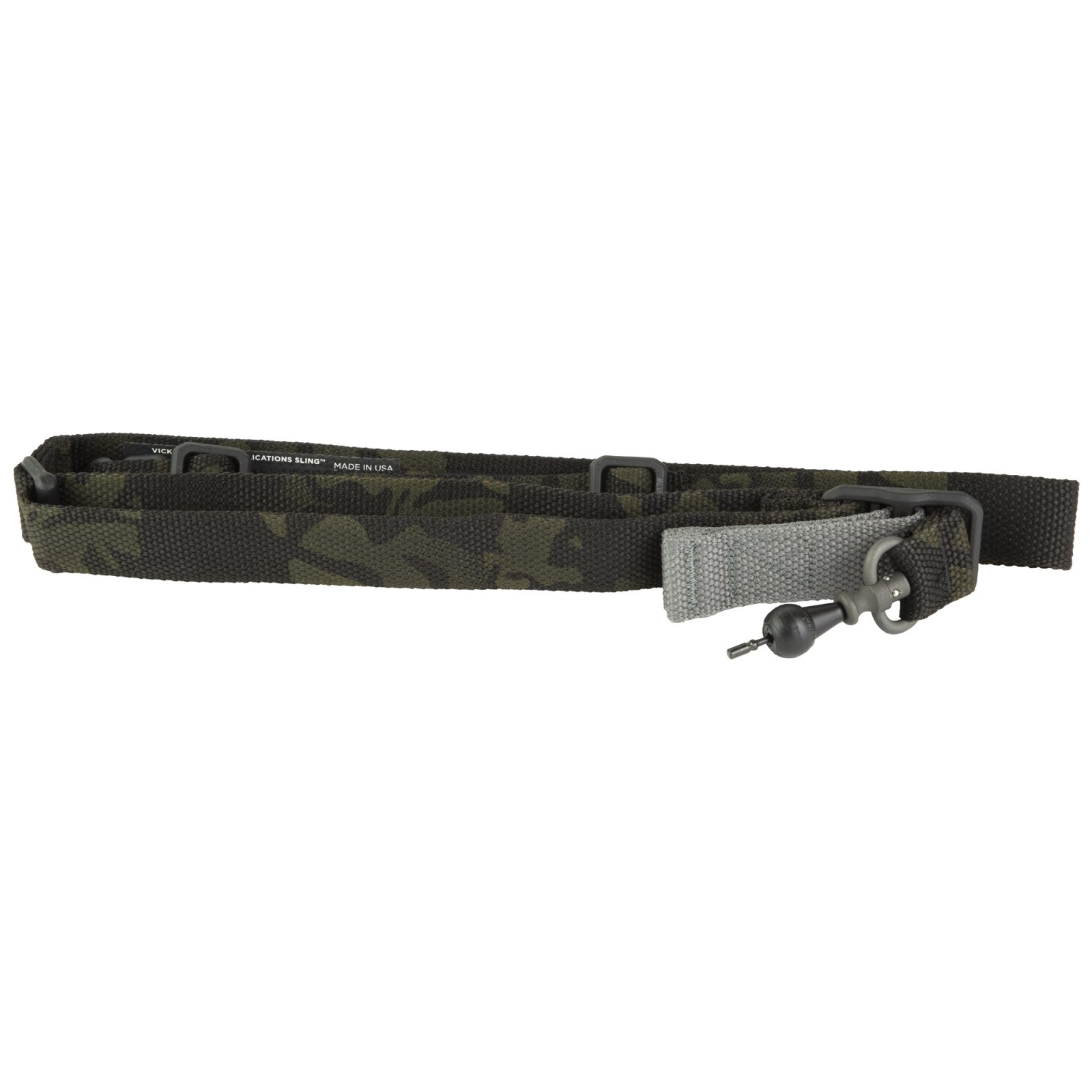 Blue Force Gear VCAS-2TO1-RED-125-MB Sling, Multicam Black, RED Swivel - Blue Force Gear