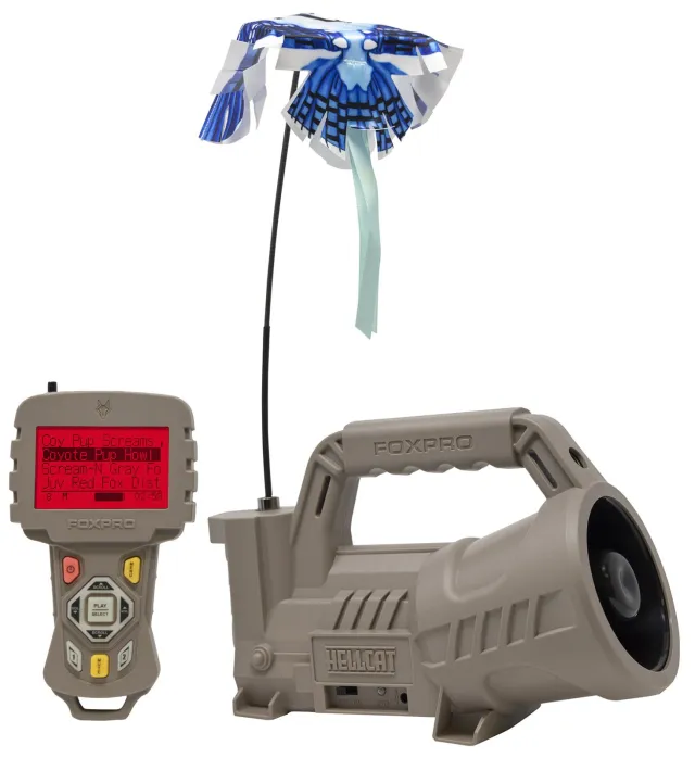 FOXPRO Hellcat Digital Game Call ABS Polymer Tan 300 Sounds Remote Control - FoxPro