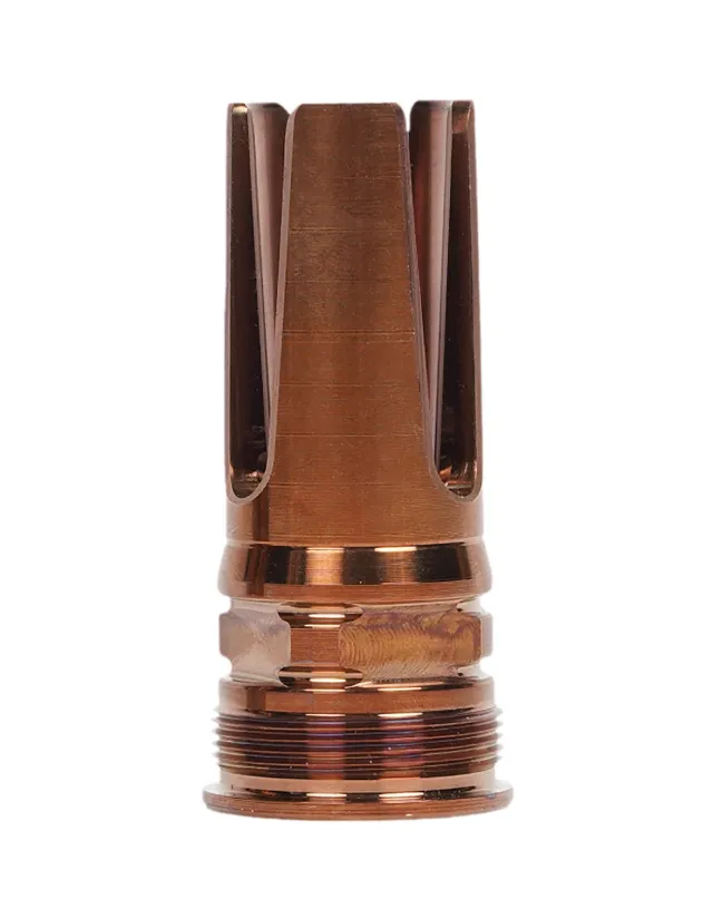 Q ACCFH1/2288.6 Flash Hider 8.6 Blackout Steel 1/2 x28 Threads - Q - 8.6 Blackout