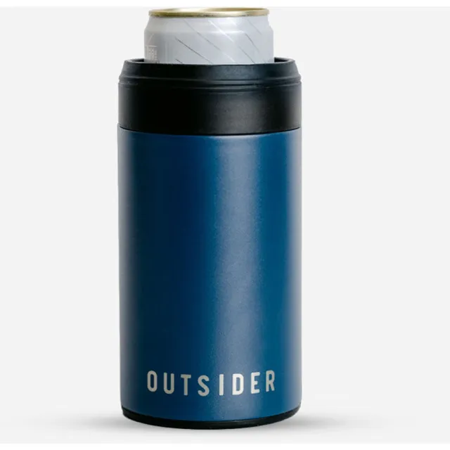 Outsider The PM Can Cooler Neoprene Insulated 12oz Navy - Outsider