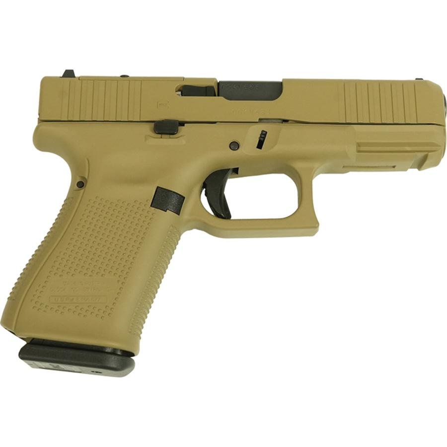 Glock Model 19 V-Series Optic Ready 9mm 4.00 In 15rd FDE Cerakote - Glock - 9mm