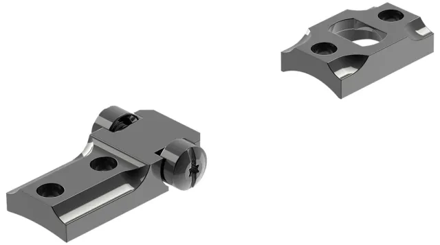 Leupold Weatherby Mark-V LT Gloss Black Steel 2-Piece Standard Base 52319