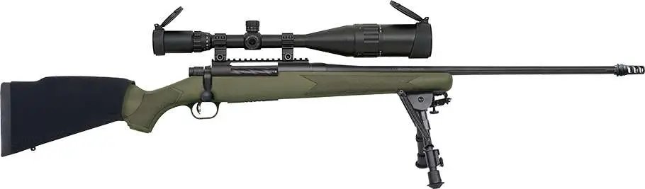 Mossberg Patriot Night Train 300 Win Mag 24" Scoped Bolt-Action Rifle - Mossberg - 300 Win Mag