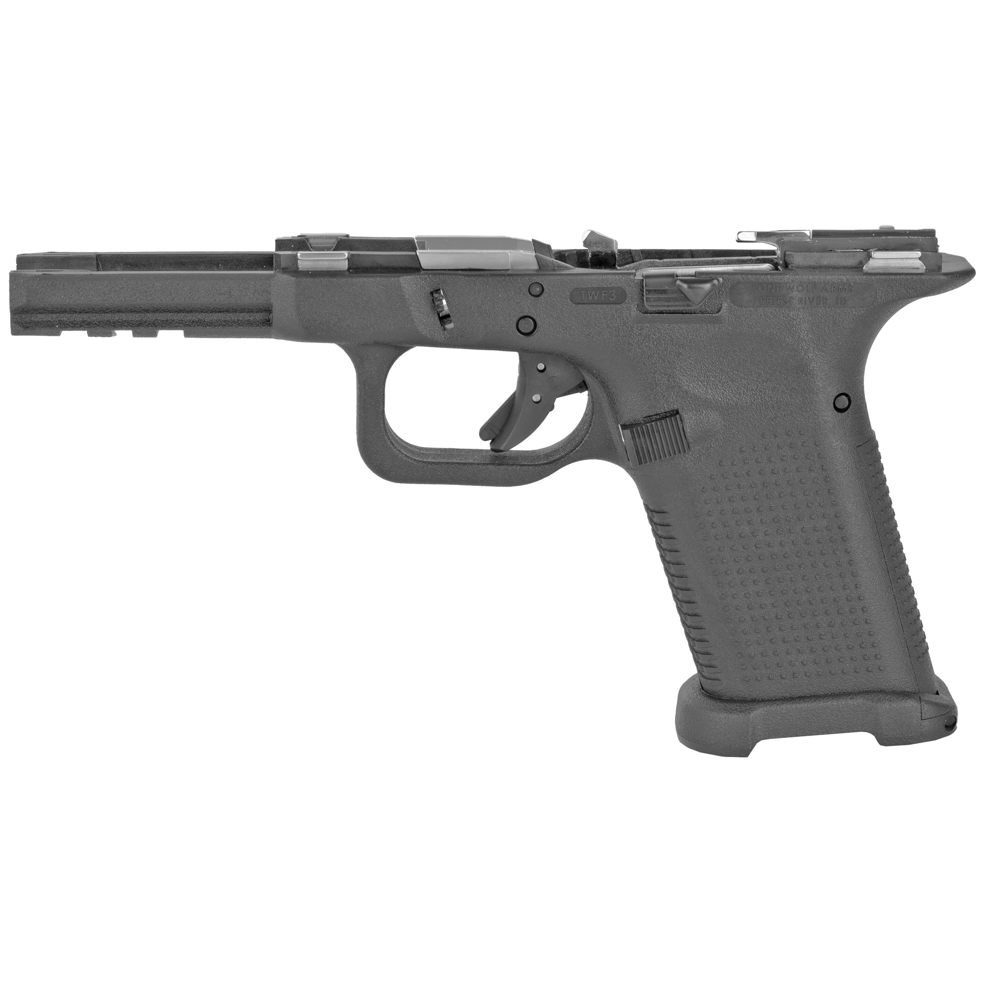 Buy Lone Wolf LWD-TWF3-BUILT Black Textured Frame for Glock Gen 3/4 Slides online