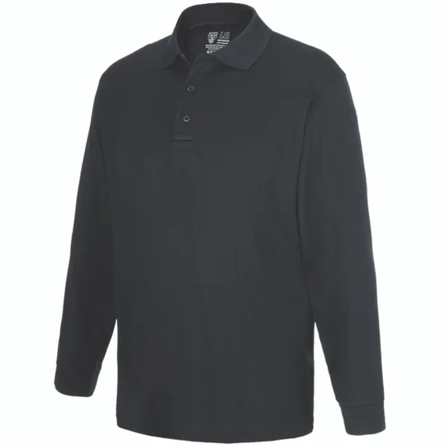 Flying Cross Long Sleeve Impact Polo Moisture-Wicking Stretch