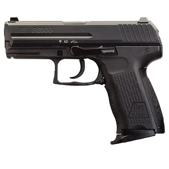 Versatile HK 81000051 P2000 V3 Handgun: .40 S&W Caliber, 3.66" Barrel, 10+1 Capacity, Black Finish, Picatinny Rail Frame, Interchangeable Backstrap, 3 Magazines Included - Heckler & Koch for sale at Bang-Bang Tactical