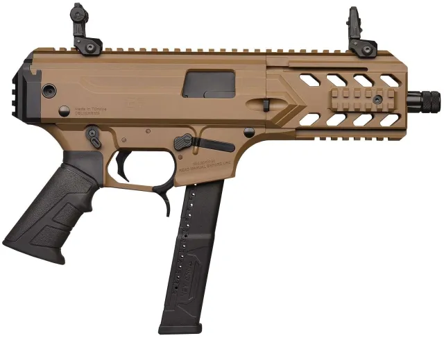Buy GForce Arms Blade6-FDE 9MM Pistol 33+1 Rear Picatinny Rail FDE Cerakote online