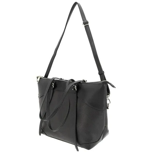 Cameleon 49194 Grace Concealed Carry Purse Black Leather 4 Pockets