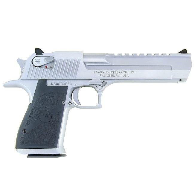 Buy Magnum Research Desert Eagle Mark XIX Handgun .50 AE 7/rd 6 Barrel Brushed Chrome **BLEM online
