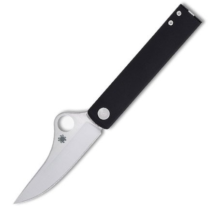Spyderco C272ALBKP Essenza 3.19" N690Co Satin Blade Aluminum Handle
