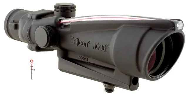 Trijicon 100136 ACOG 3.5x35mm Red Donut .223/5.56 BDC Black - Trijicon - 35MM