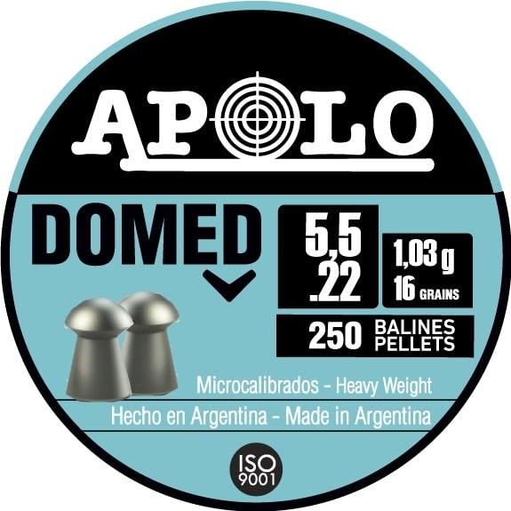 Hatsan Apolo Domed Air Rifle Pellets 22 Cal 16 gr 250-ct - Hatsan - .22