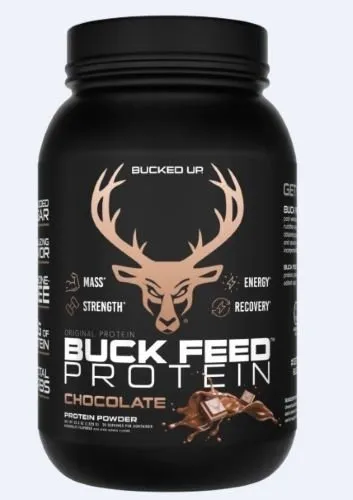 Buy Bucked Up Buck Feed Protein Chocolate 30 Serving Tub online