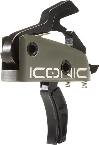 Rise Armament T22GRN Two-Stage Curved Trigger 2lb Green - Rise Armament
