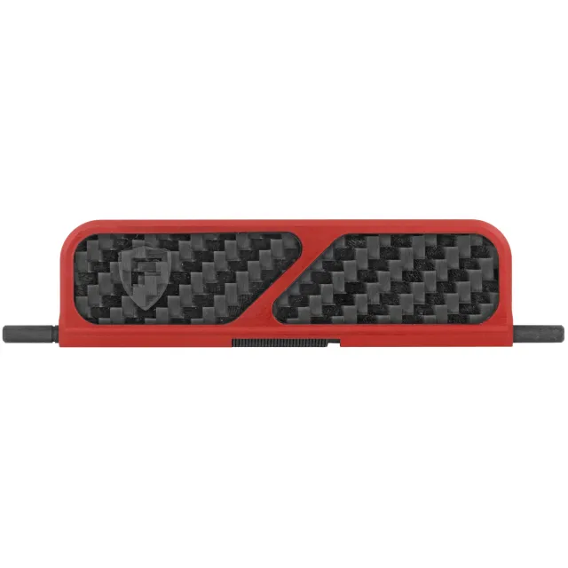 Fortis AR15DstCvr-CF-RED Billet Dust Cover AR-15 Red - Fortis Manufacturing