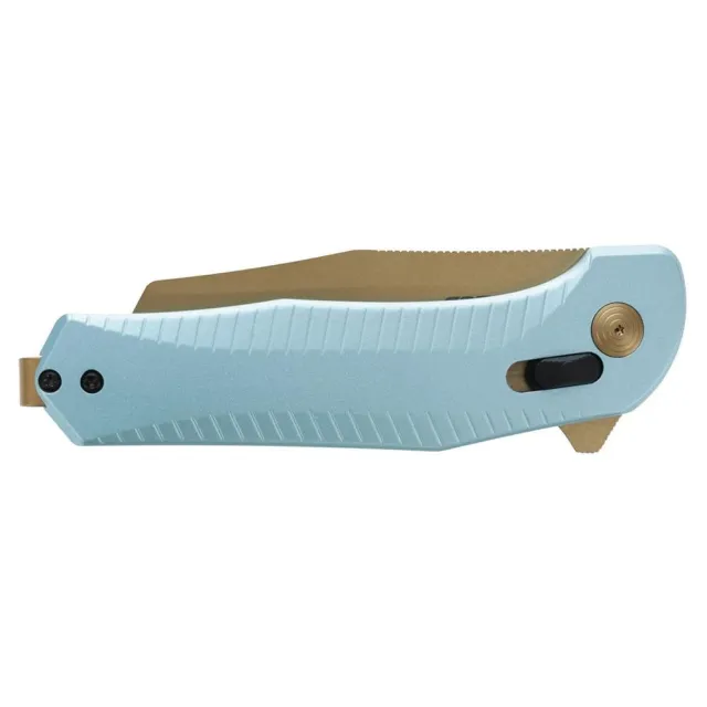 SOG Diverge XR SOG-12-02-02-43 Folding Knife, 3" Sheepsfoot, Blue Aluminum - SOG