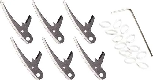 Swhacker SWH00270 Levi Morgan Curved 125gr Replacement Blades 6-Pack - Swhacker