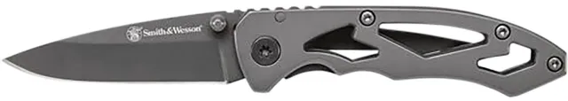 Buy Smith & Wesson Skeletonized Folding Knife CK400CP Stainless Steel Blade 3.20" Handle Pocket Clip online