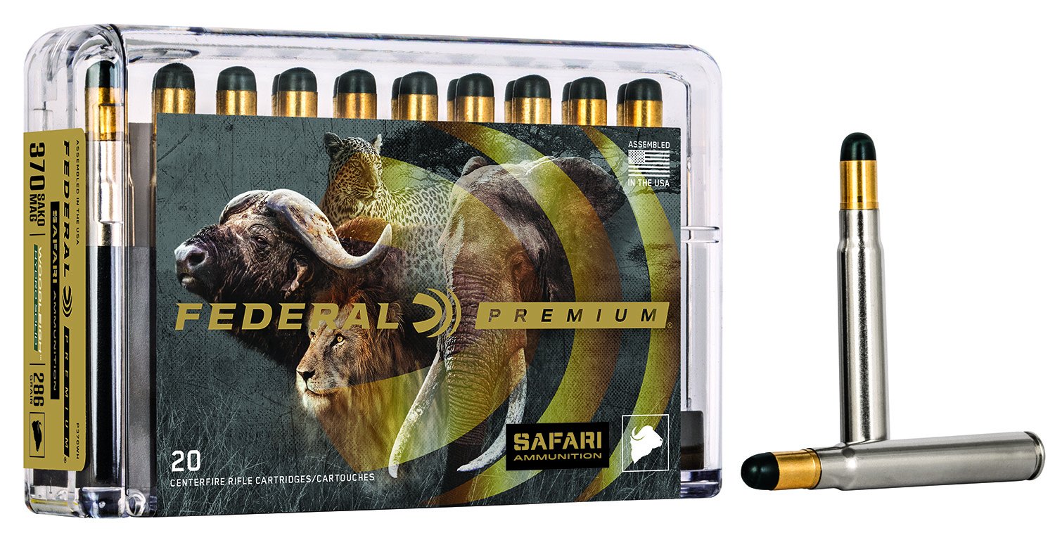 Federal Premium Ammunition Cape-Shok .370 Sako Mag 286gr WHS - Federal Premium Ammunition - 370 Sako Mag