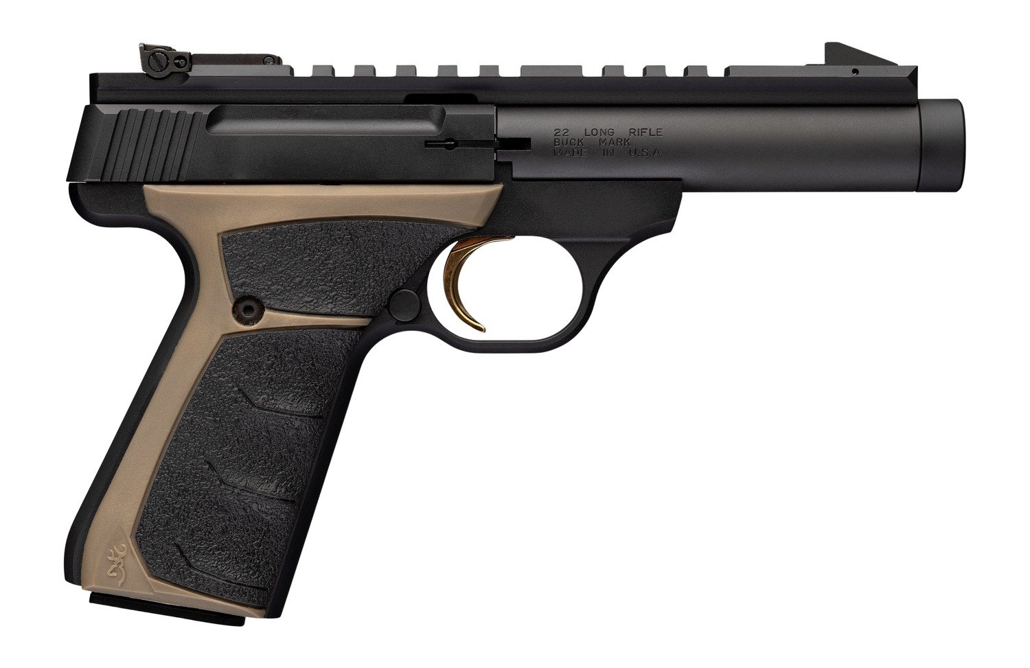 Browning 051614490 Buck Mark Field Target Micro 22 LR 4.4" Matte Black Semi-Auto Pistol - Browning - .22 LR