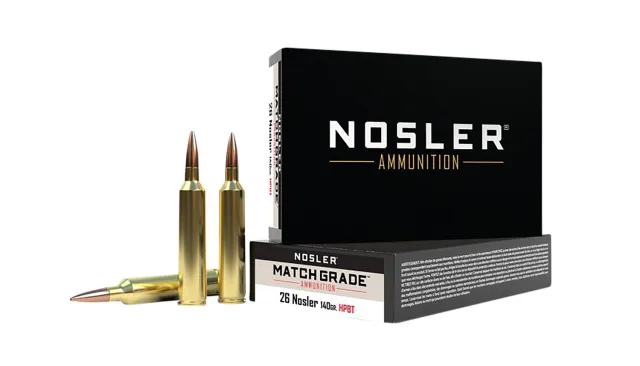 Buy Nosler Match Grade Target 26 Nosler 140 gr HPBT 20 Box 51288 online