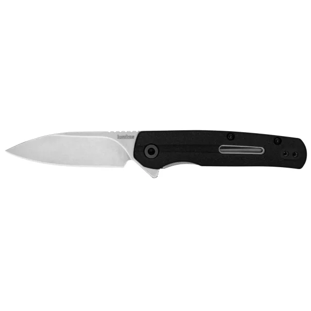Kershaw 1409 Korra Folding Knife, 2.75" Drop Point, Nylon Handle, Black - Kershaw