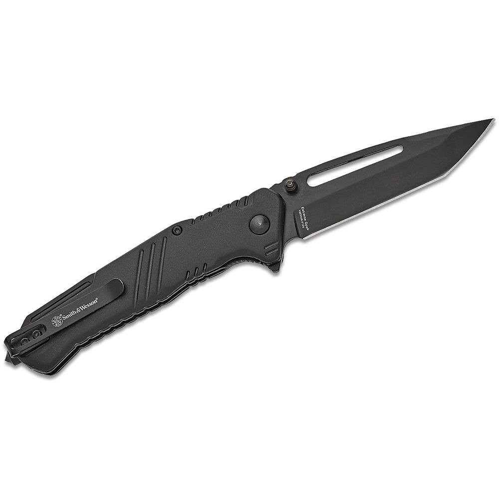 Smith & Wesson Extreme Ops Folding Knife 3-1/2 Tanto Blade Black with