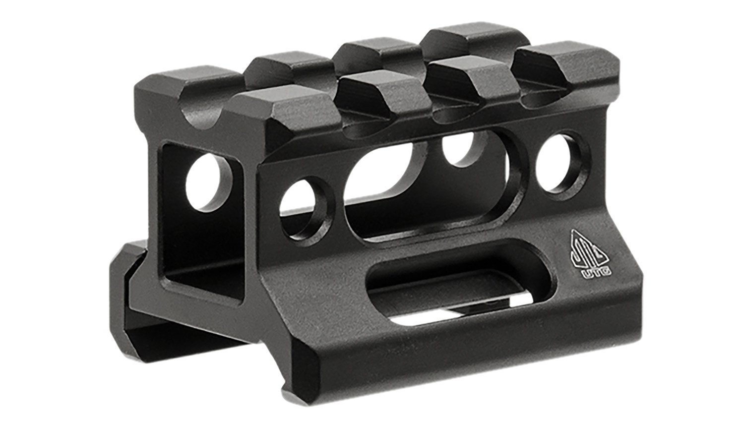 UTG MTRSX8S Picatinny Riser 1.57" Matte Black Aluminum 3 Slots - UTG
