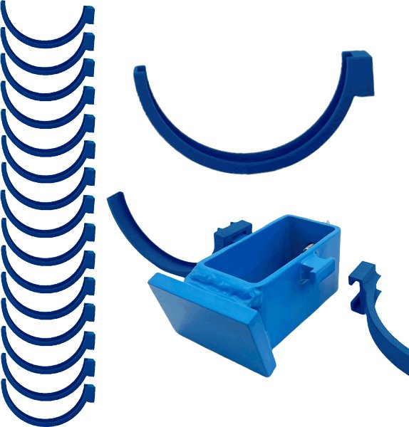 Bash Target Supply B979 Steel Target Stand Clay Holder 16 Pack - Bash Target Supply