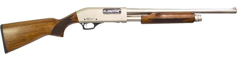 GForce Arms Gf3Pn 12 Gauge Pump 20 in Nickel Cerakote 41 Capacity - GForce Arms - 12 Gauge