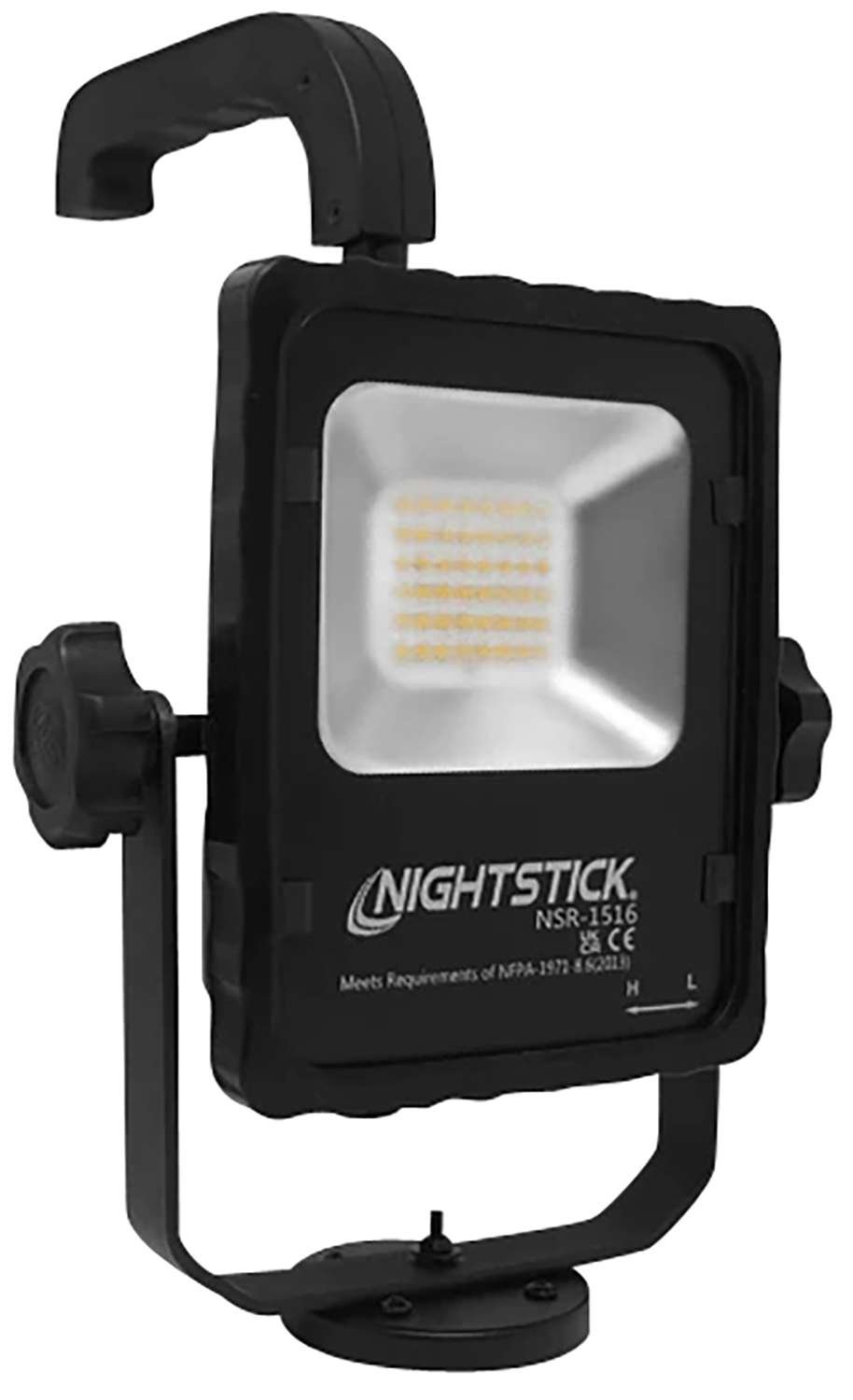 Nightstick NSR1516 Rechargeable LED Scene Light 1250-2500 Lumens Black - NightStick - 1250-2500 LUMENS