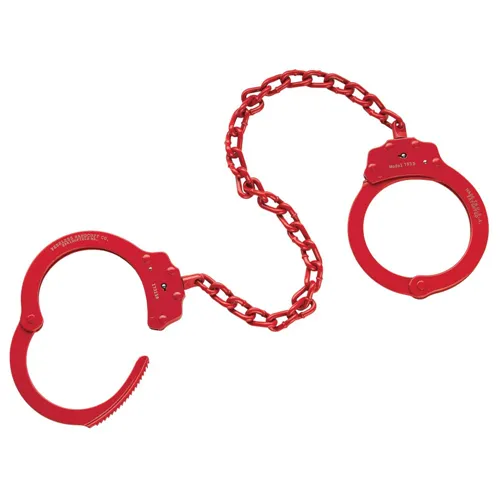 Peerless Handcuff Company Model 753C 15In Leg Iron Color Finish