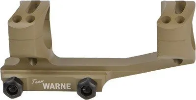 Warne Extended Skeletonized Mount Gen 2 1 Inch Rings Flat Dark Earth - Warne