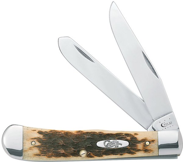 Buy Case Cutlery Trapper 2BLD 4 1/8" Amber Bone Knife online