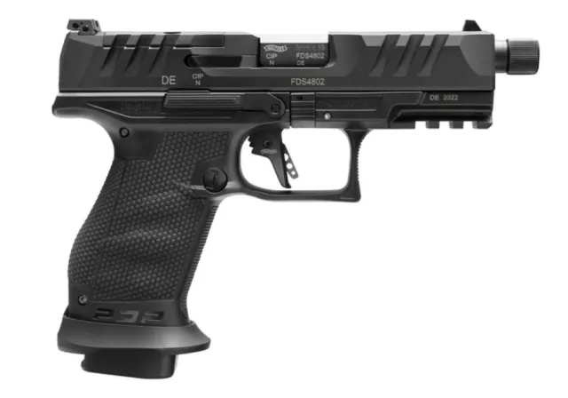 Walther PDP SF Pro Compact 2872501 9mm Pistol 4.6" Black 17rd