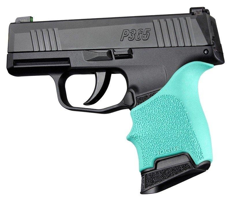 Buy Hogue 18704 HandAll Beavertail Grip Sleeve Sig Sauer P365 Aqua online
