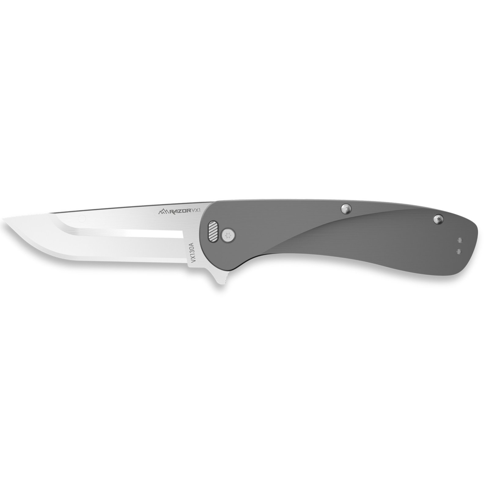 Buy Outdoor Edge VX130AC Razor VX1 3" Cool Gray Aluminum Spring Assist online