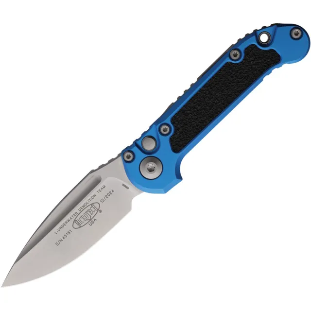Microtech LUDT G3 1135-10BL 3.5 In SE Blue Stonewash ALU Handle - MICROTECH for sale at Iron and Lace