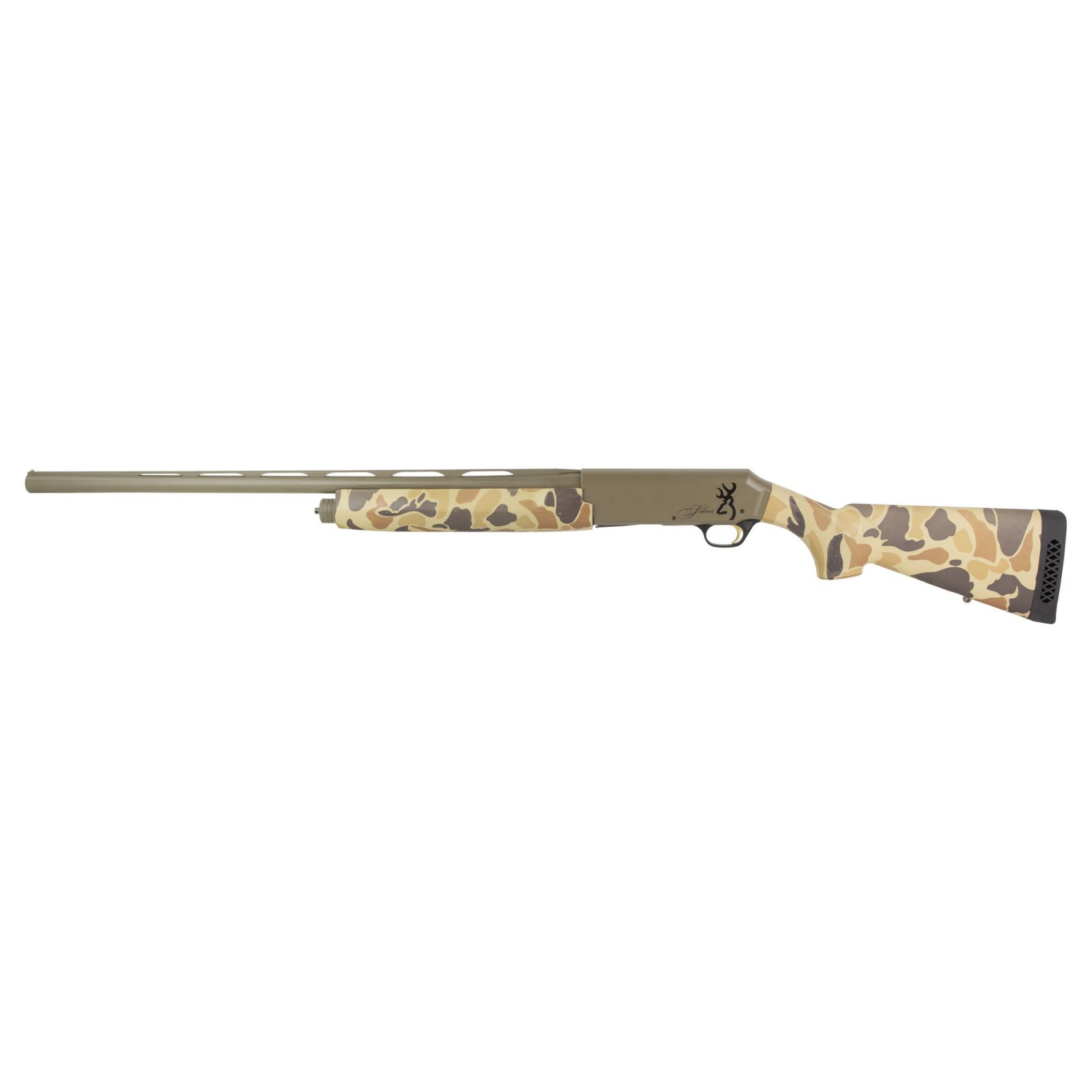 Browning Silver Field 12 Gauge 26 in Barrel Flat Dark Earth 4+1 Semi-Auto - Browning - 12 Gauge