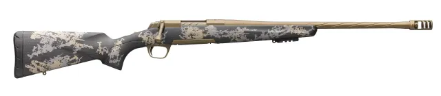 Browning X-Bolt Mountain Pro Burnt Bronze SPR 300 Win Mag 3+1 22" Fluted Barrel/Rec, Carbon Fiber Stock, Recoil Hawg Muzzle Brake
