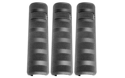 Troy Industries SCOV-BRC-36BT-00 Battle Rail Covers 6.2" Black 3-Pack - Troy Industries